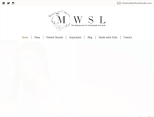 Tablet Screenshot of maidwithstylelondon.com